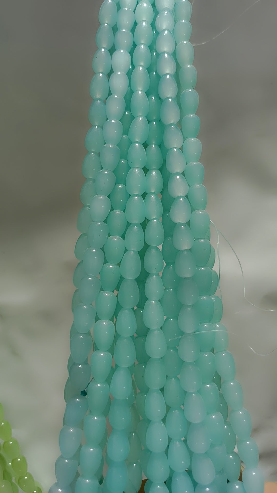 Drop marble beads