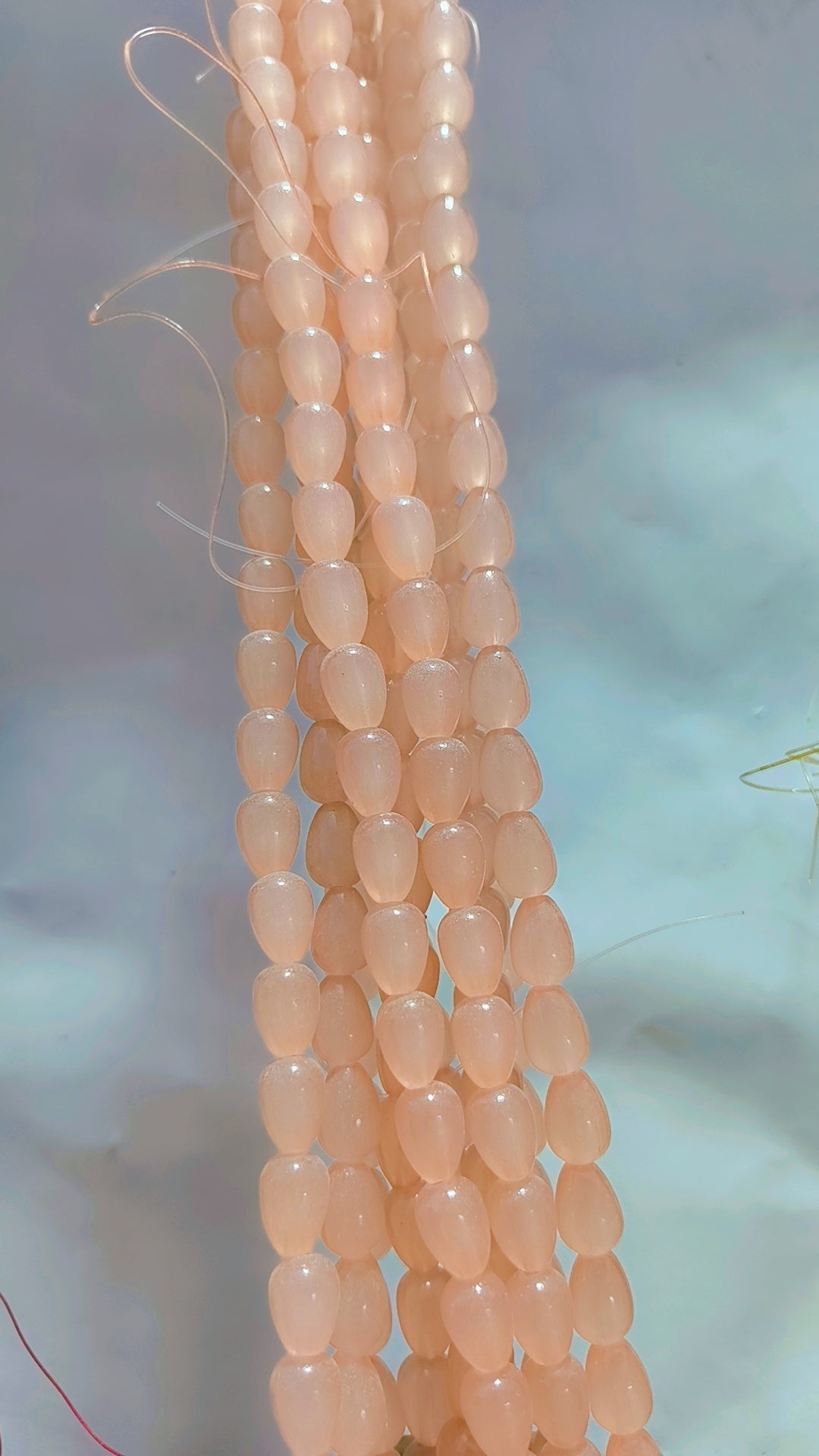 Drop marble beads