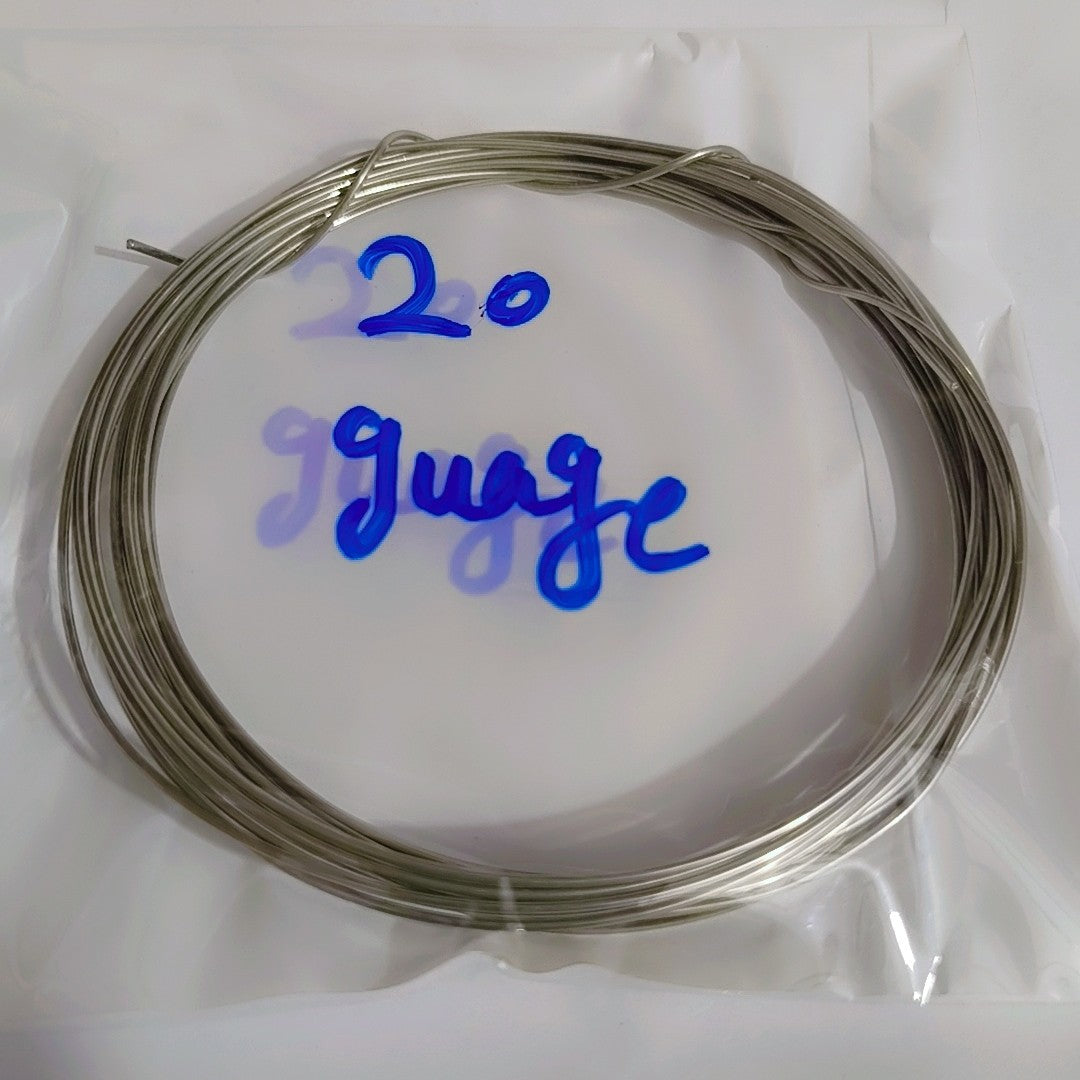 20 guage Stainless Steel Wire Silver  Bendable Metal Craft Wire for Making DIY Crafts Art and Craft Material Jewellery Making Accessories Beads Wire

Stainless Steel

Bendable

Durable