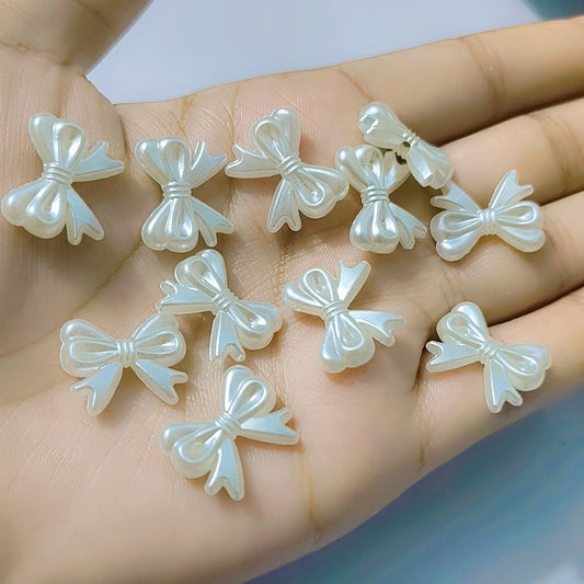 Medium Sizes (28mm) Pearl Ribbon Beads for diy crafts |