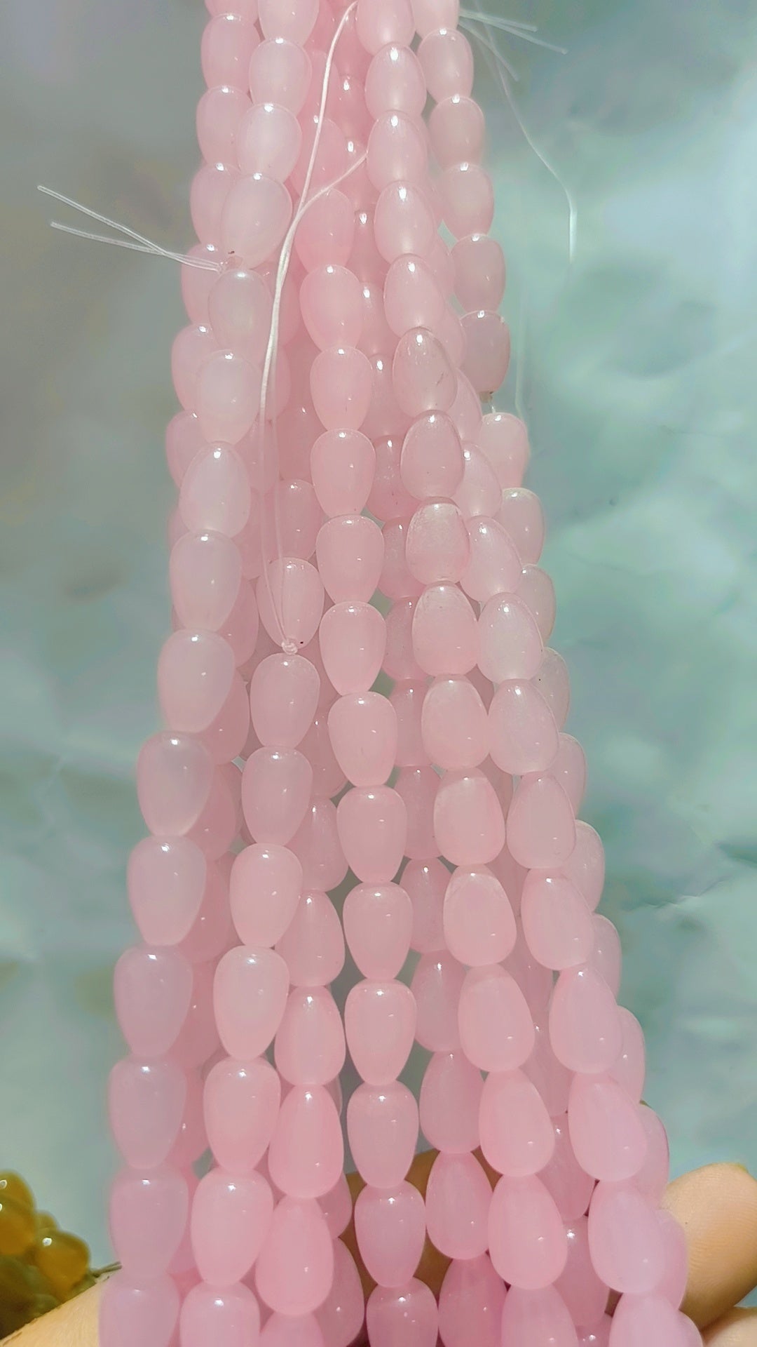 Drop marble beads