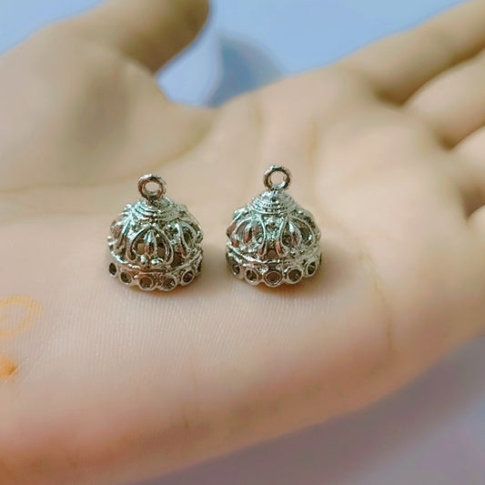 Medium size Small size Anti-Tarnish | Premium Antique Jhumka Ethnic Jewelry Making Pendants for Earrings, Tassels & DIY Crafts