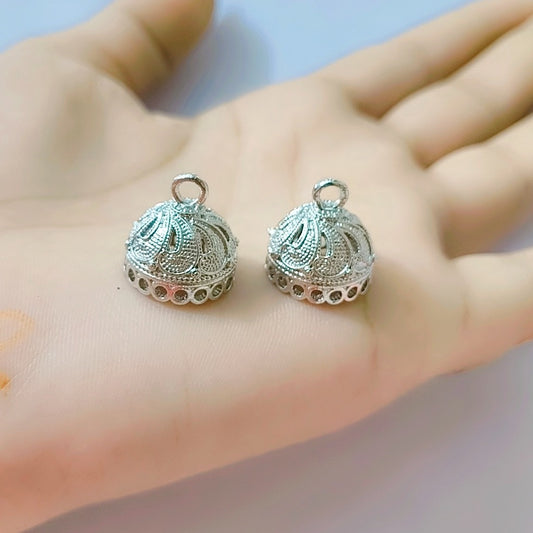 Medium size Small size Anti-Tarnish | Premium Antique Jhumka Ethnic Jewelry Making Pendants for Earrings, Tassels & DIY Crafts