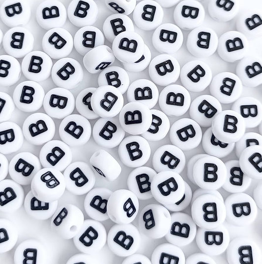 A to Z alphabet Letter Beads White Round Acrylic Alphabet Beads Vowel Letter A Beads for Jewelry Making Bracelets Necklaces Key Chains DIY 4X7mm (0Flat Round-Vowel