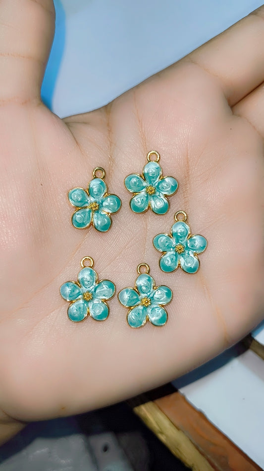 Resin flower charm