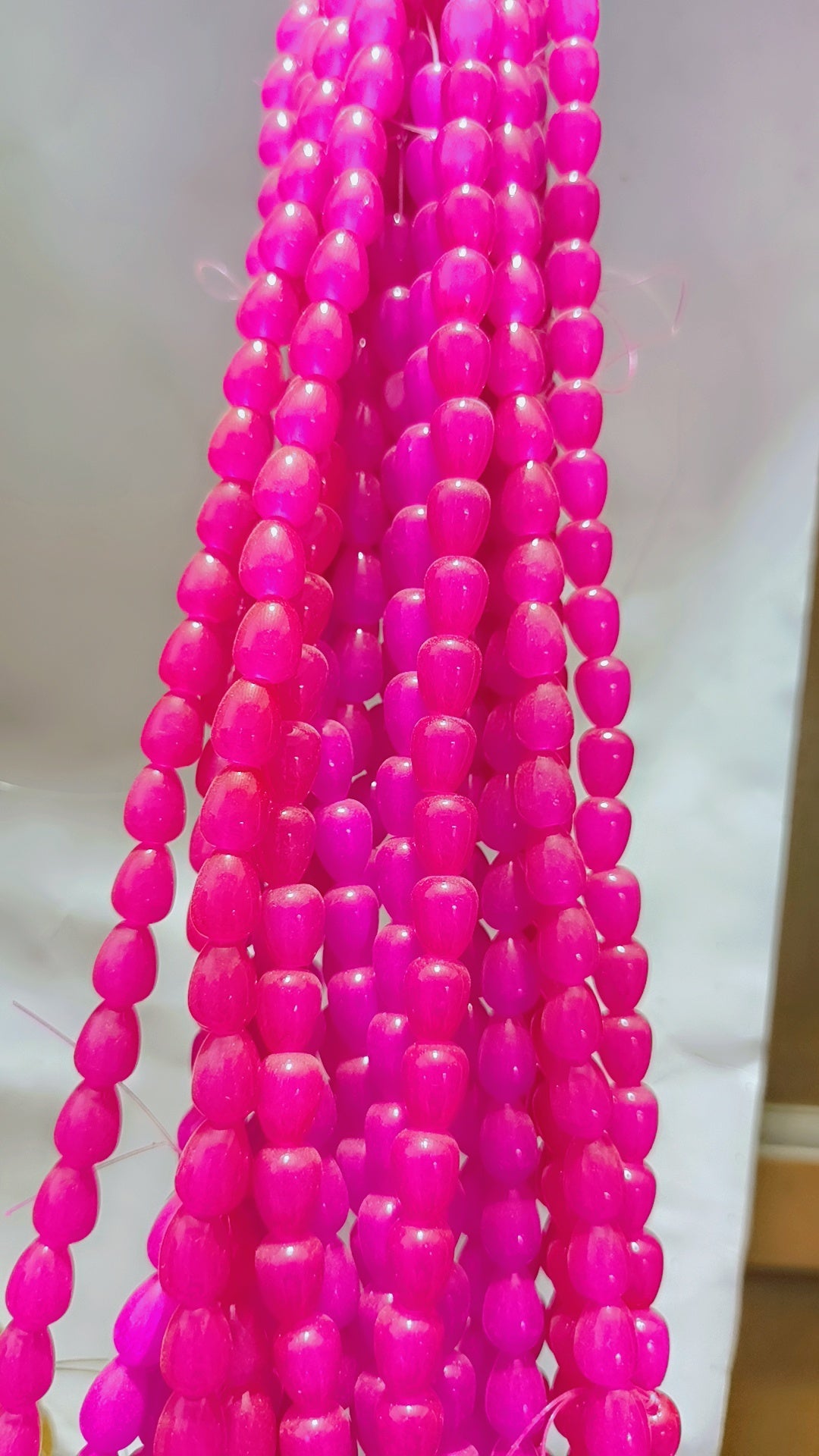 Drop marble beads