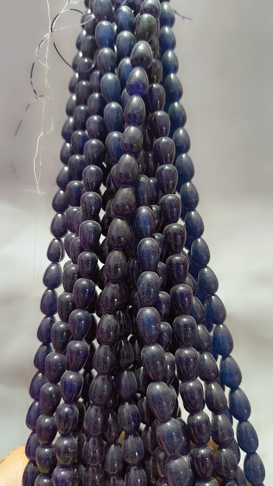 Drop marble beads
