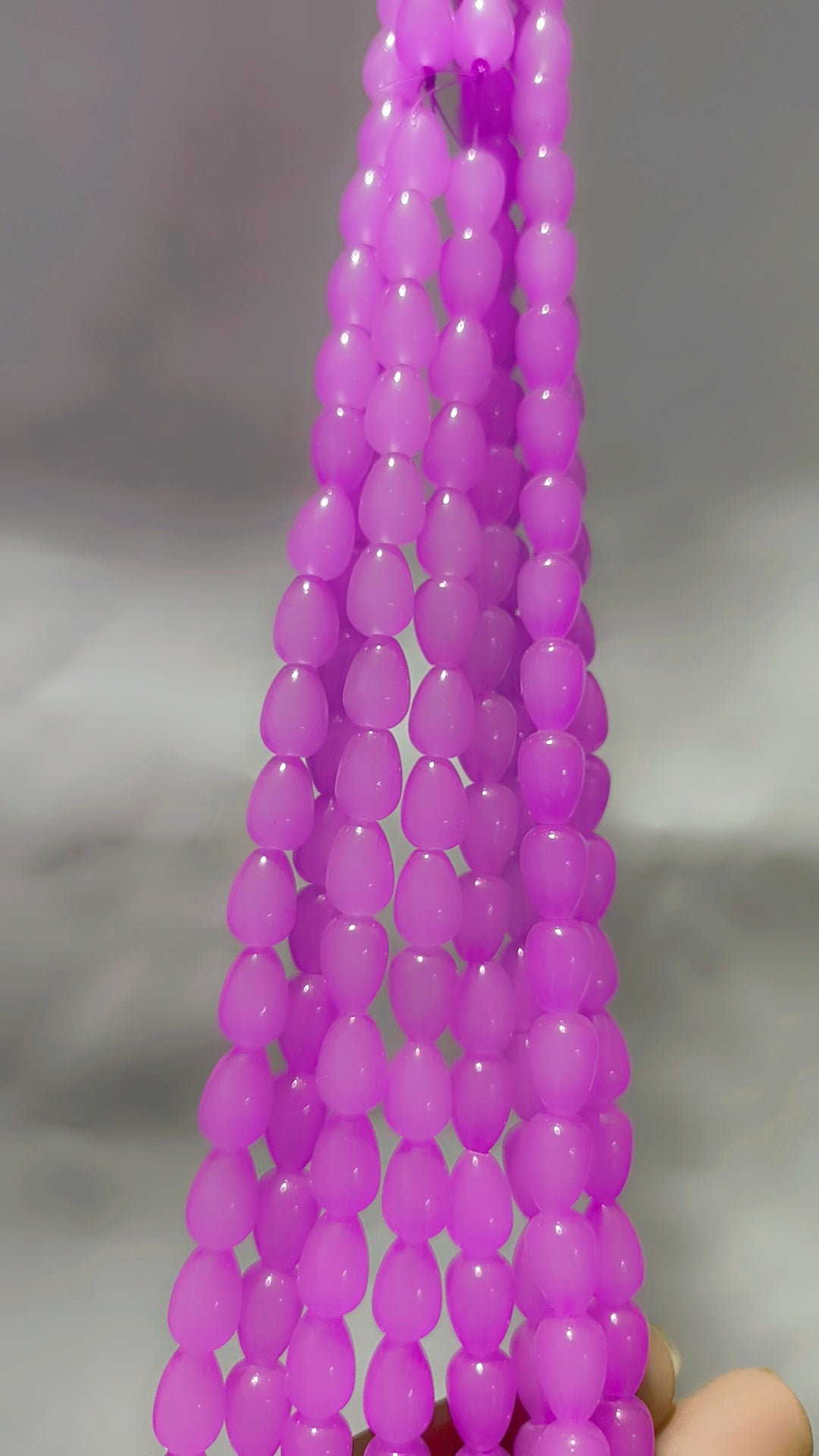 Drop marble beads