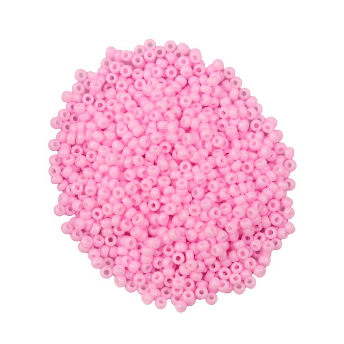 Pink Pony Beads for Jewelry Making Valentine's Day Friendship Bracelets 6x9mm Beads for Hair Braiding DIY Bracelet Necklace Party Decoration Supplies
