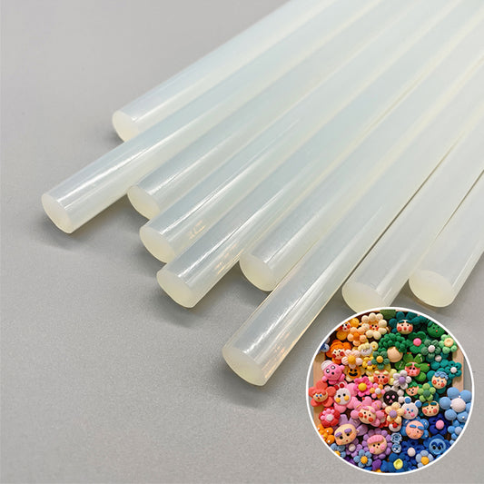 7mm 11mm Semi Transparent White Hot Melt Glue Sticks High Viscosity EVA Hot Glue Gun Sticks for DIY Craft