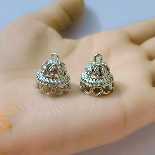 Medium size Small size Anti-Tarnish | Premium Antique Jhumka Ethnic Jewelry Making Pendants for Earrings, Tassels & DIY Crafts