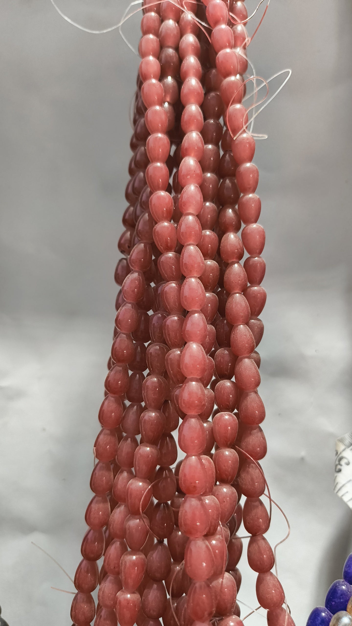 Drop marble beads