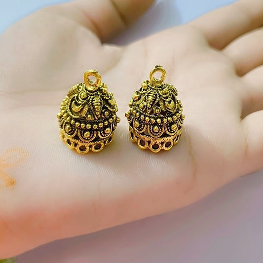 Light Weight Jhumki Earrings For Women Oxidized Silver Plated Handmade Earrings Bollywood Indian Jewelry|Small Jhumka|Party Wear Earrings