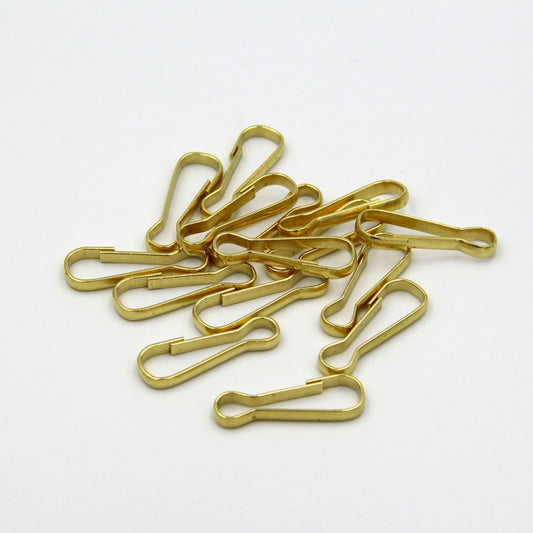 Brass Keychain Key Clasp Clip - Metal