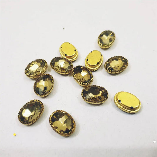 11x9mm shiny acrylic lace oval shaped beads
