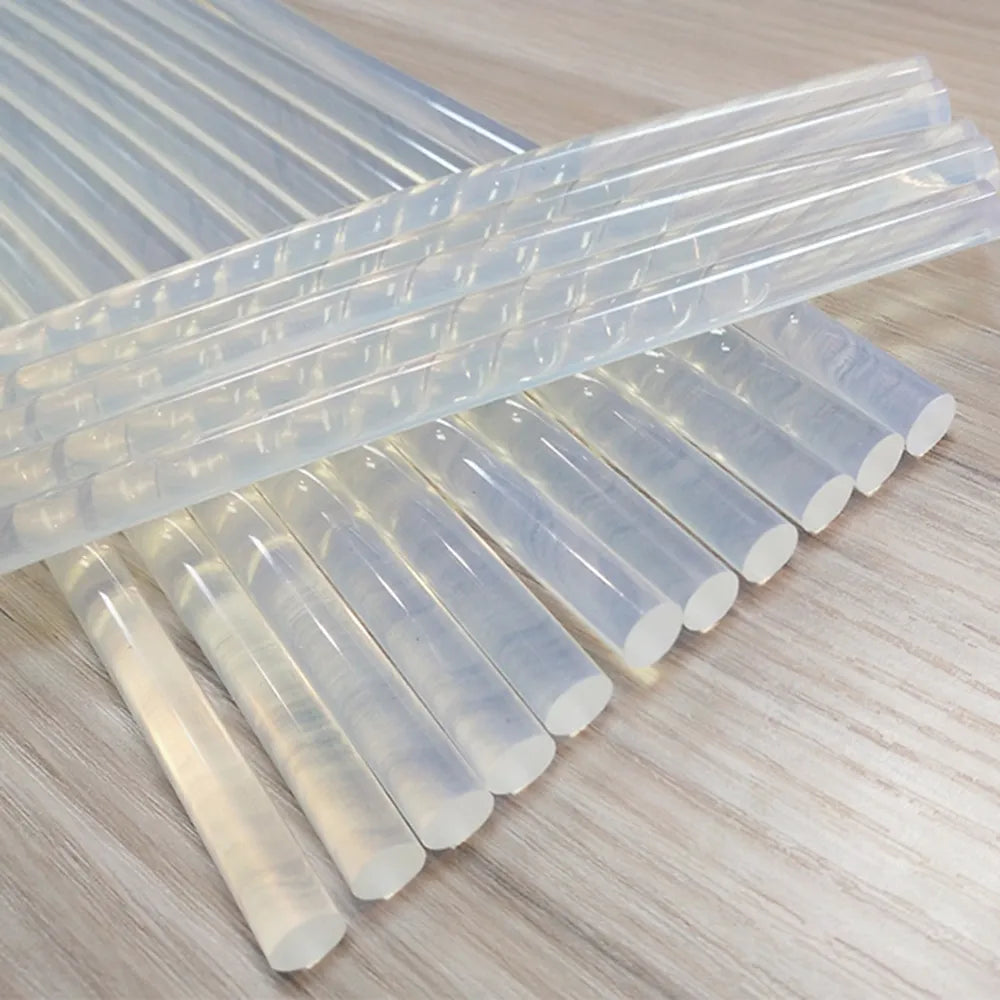 7mm 11mm Semi Transparent White Hot Melt Glue Sticks High Viscosity EVA Hot Glue Gun Sticks for DIY Craft