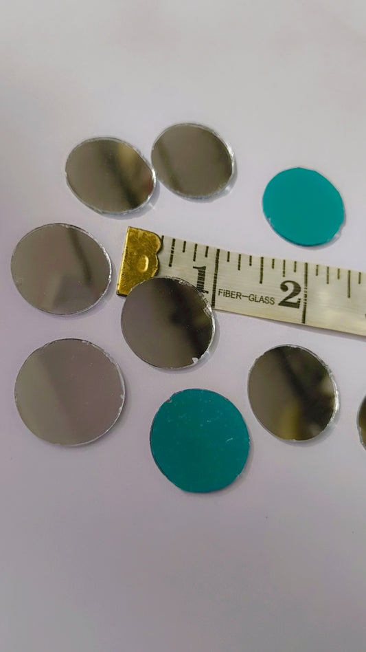 1 inch Round MIRROR GLASS WORLDWIDE
Fancy Shape Silver Mirror Glass Beads for Art and Craft, Embroidery Works and Lippan Art. 22mm 115piece in 100gram.Fancy Shape Silver Mirror Glass Beads for Art and Craft, Embroidery Works