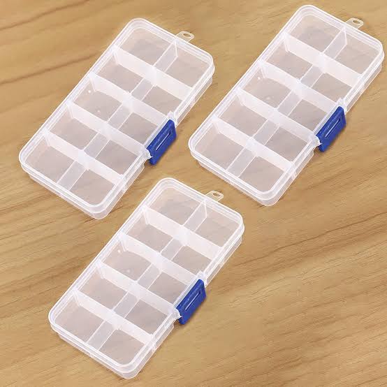 10 Grid Plastic Storage Box