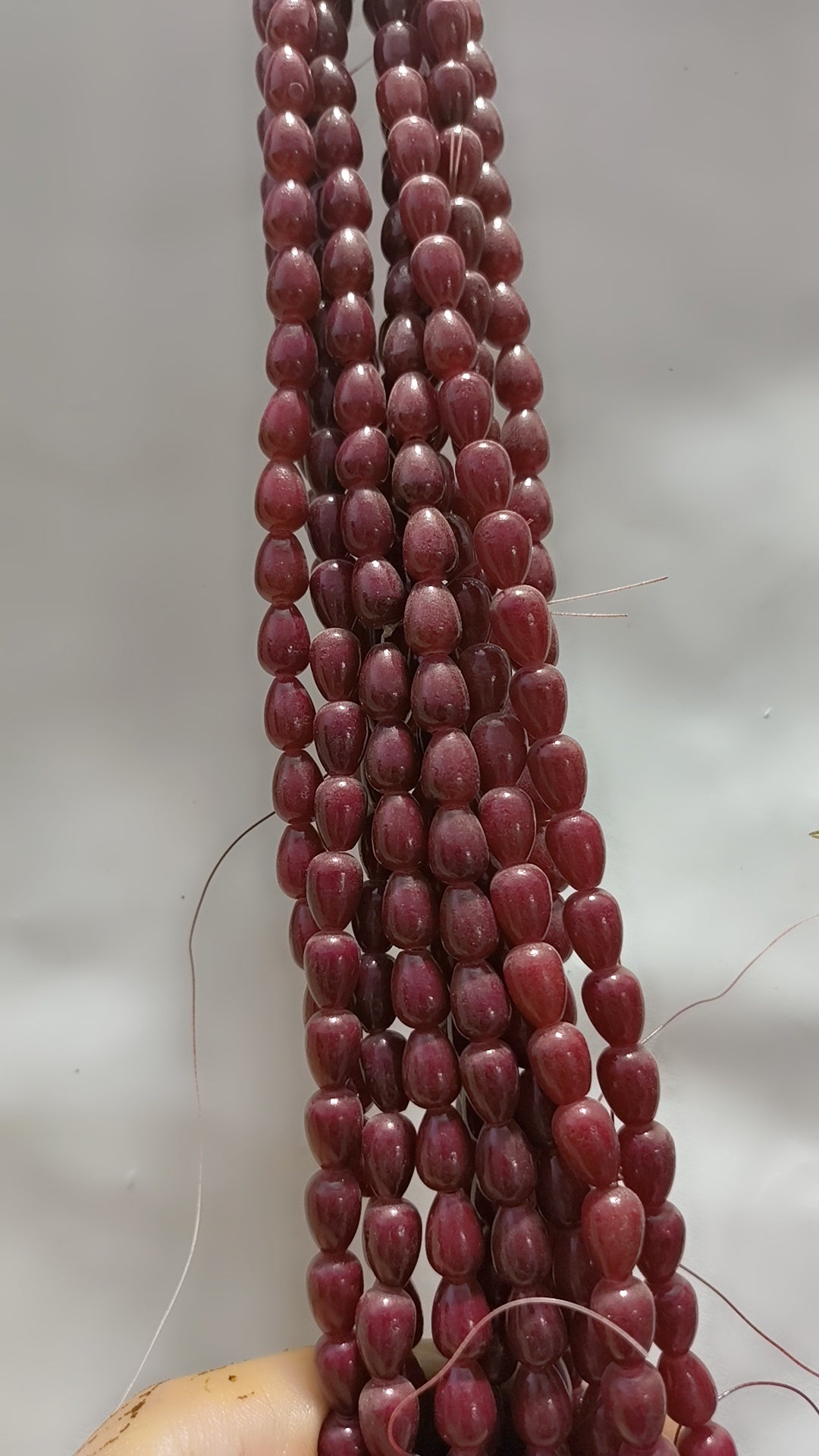 Drop marble beads