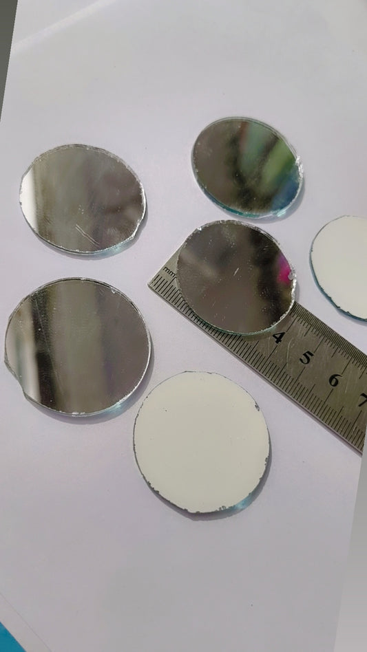 38mm Round Glass Beads for embroidery,Art Craft & Seasonal Decoration