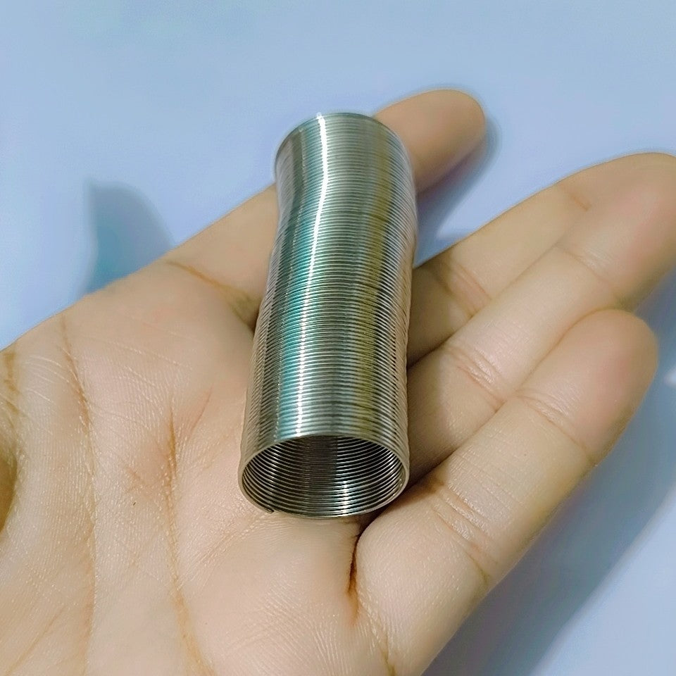 50 Coils Memory Wire Ring for Jewelry Making, Jewelry Beading Wire Wine Hoop Ring for DIY Making Earring Supplies(20 mm Diameter)