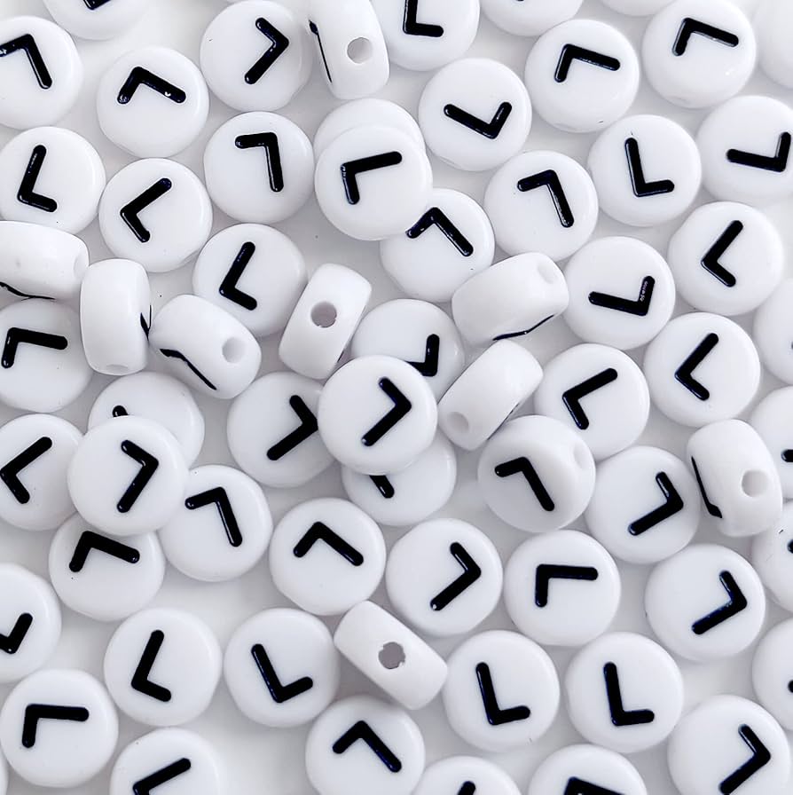 A to Z alphabet Letter Beads White Round Acrylic Alphabet Beads Vowel Letter A Beads for Jewelry Making Bracelets Necklaces Key Chains DIY 4X7mm (0Flat Round-Vowel
