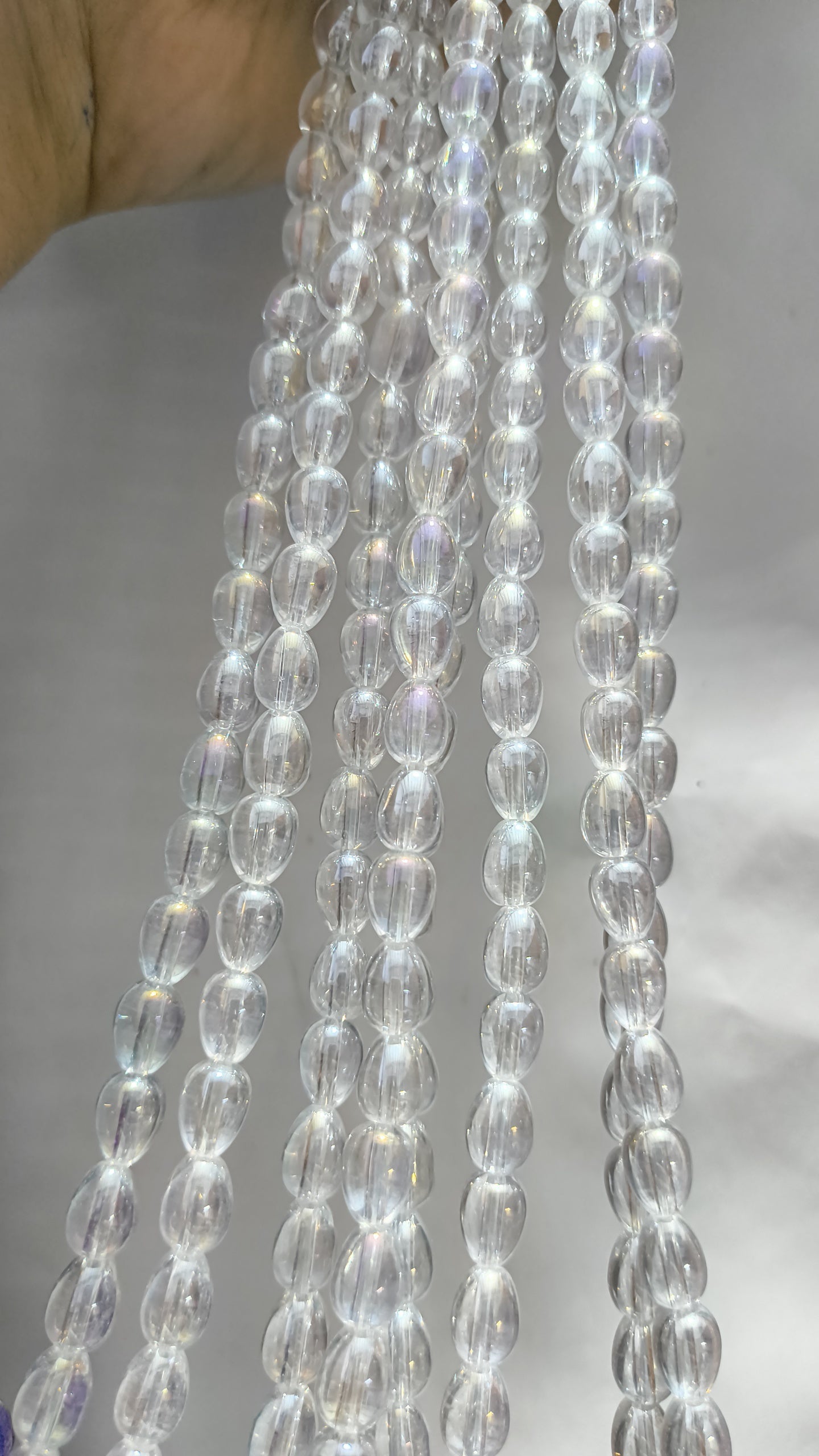 Drop marble beads