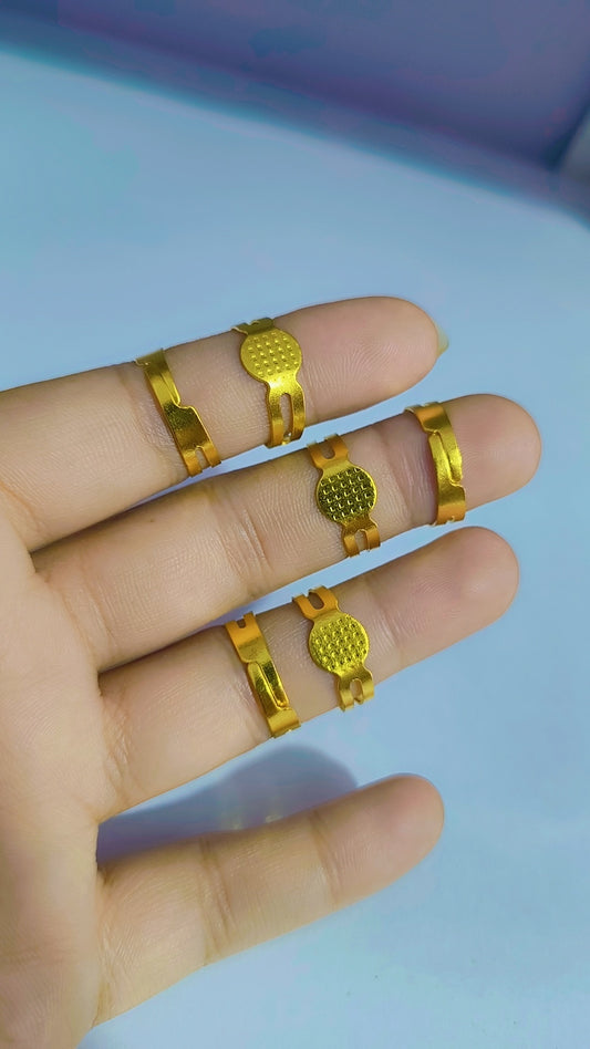 Adjustable Metal ring base for jewelry making,craft,diy