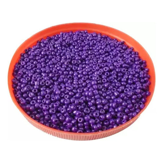 Size 12/0 Crafts Glass Seed Beads 2mm Dark purple Beads for Jewelry Making