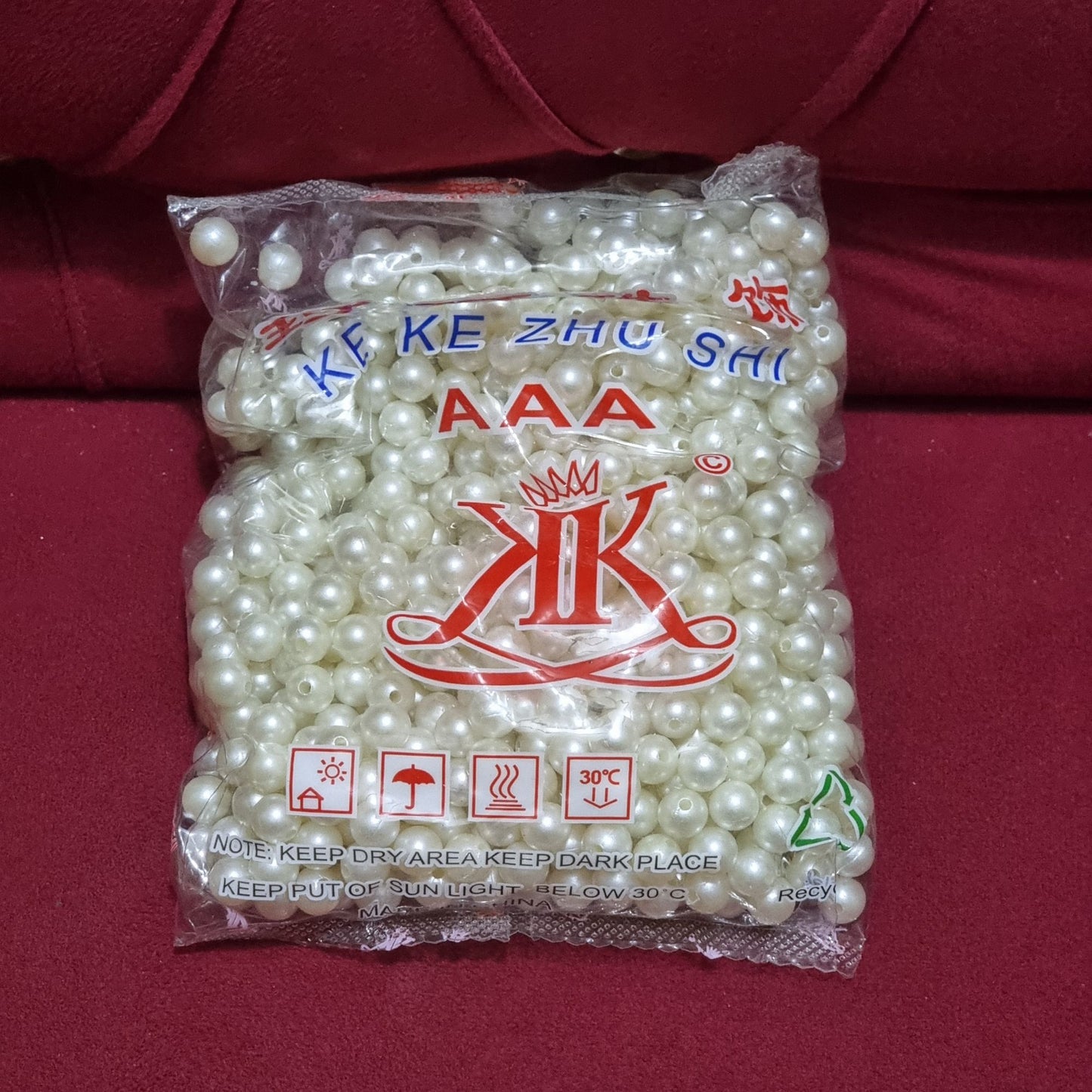 10mm half kg PACK White beige pearl beads  bag making for jewelry making DIY accessories