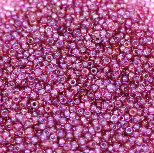 11/0 Duracoat Silver-Lined Dusty Rose Size 11 Miyuki Round Seed Beads - 30 gram tube - 11/0 seed beads