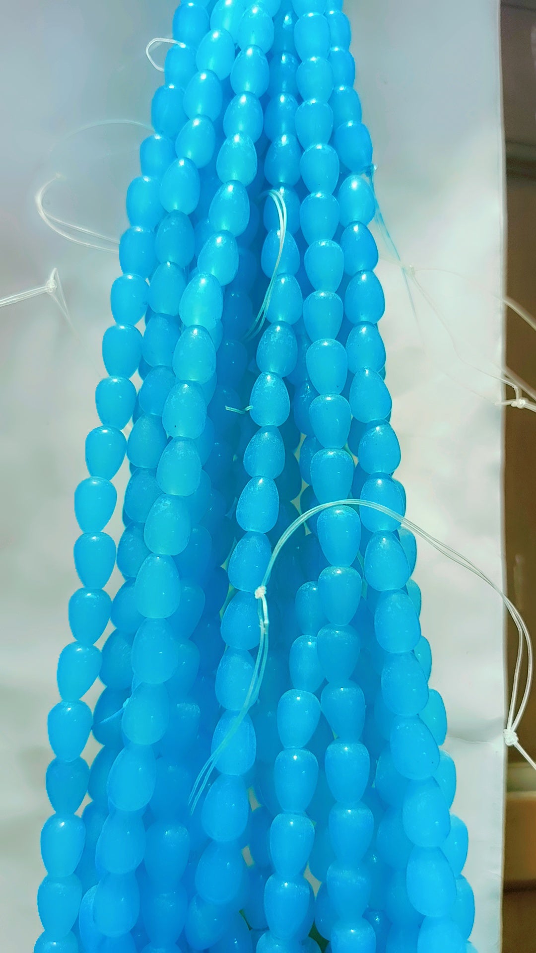 Drop marble beads
