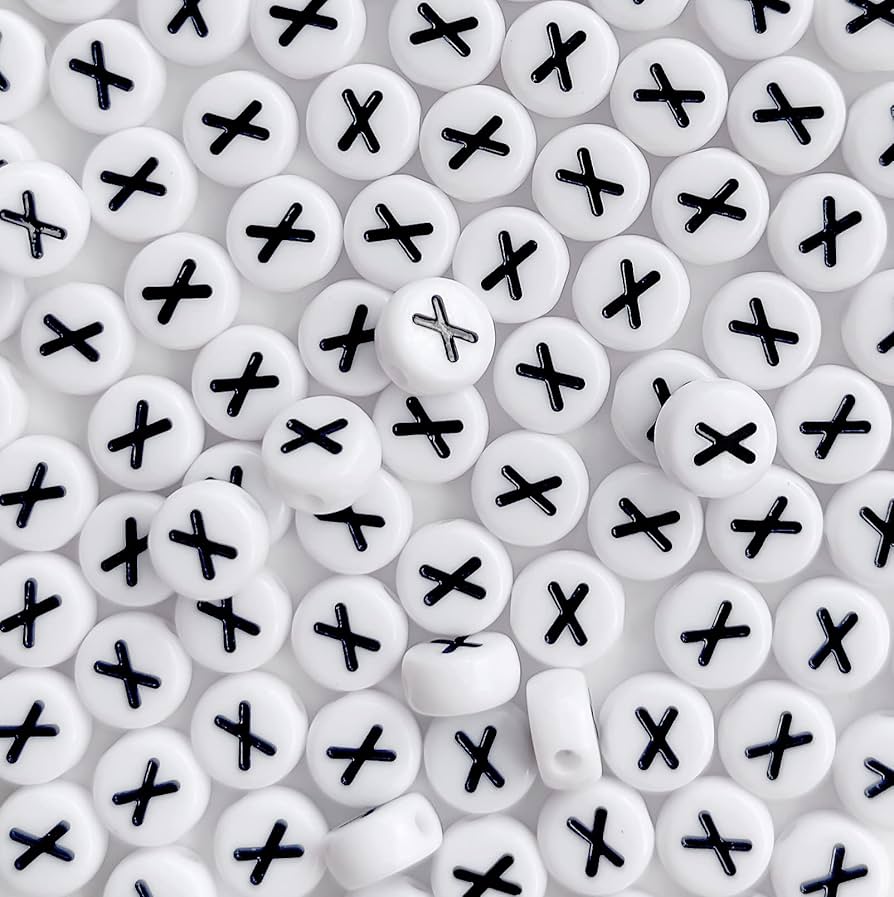 A to Z alphabet Letter Beads White Round Acrylic Alphabet Beads Vowel Letter A Beads for Jewelry Making Bracelets Necklaces Key Chains DIY 4X7mm (0Flat Round-Vowel