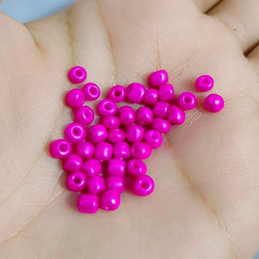 4mm Matte Mulberry Pink Plastic Pony Beads, Jewelry, Crafts, Made ...