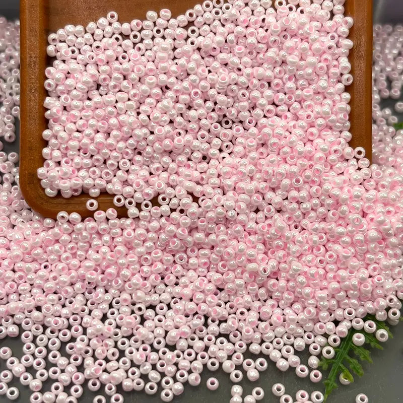 1.8Mm Glass Rice Beads of Decorative Beads Suitable for Jewelry Making Handmade Bracelet Necklace Beading Crafts Small Business Supplies