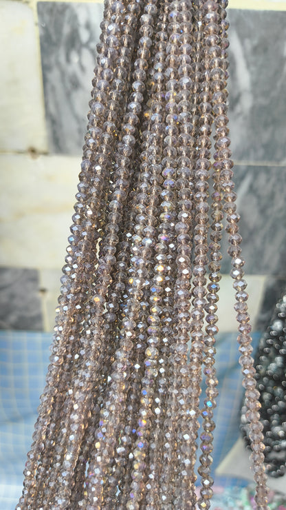 (4mm) High Quality Crystal Glass Beads (34+ Colors)