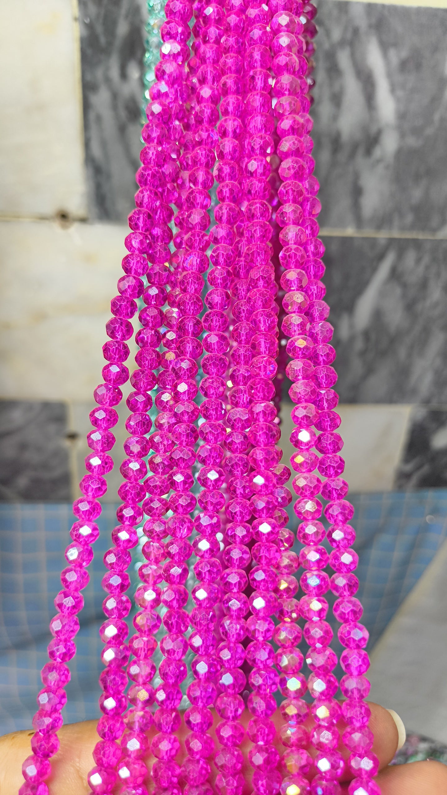 (6mm) High Quality Crystal Glass Beads (32+ Colors)