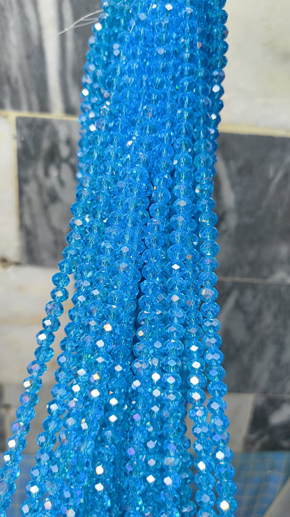 (6mm) High Quality Crystal Glass Beads (32+ Colors)