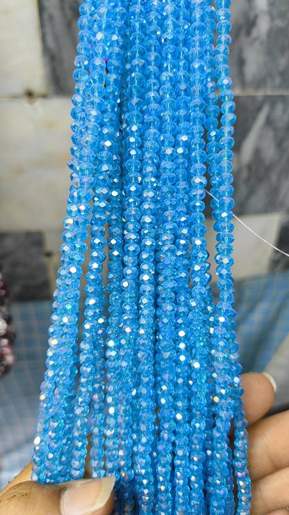 (4mm) High Quality Crystal Glass Beads (34+ Colors)