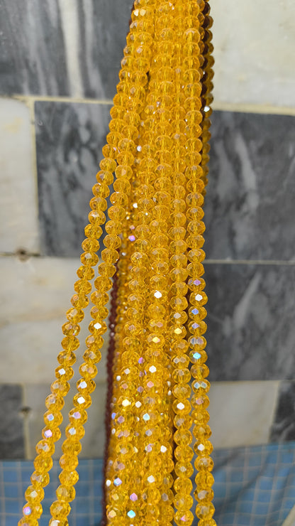 (6mm) High Quality Crystal Glass Beads (32+ Colors)