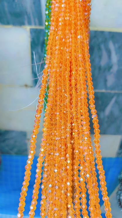 (4mm) High Quality Crystal Glass Beads (34+ Colors)