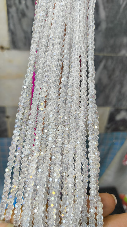 (4mm) High Quality Crystal Glass Beads (34+ Colors)