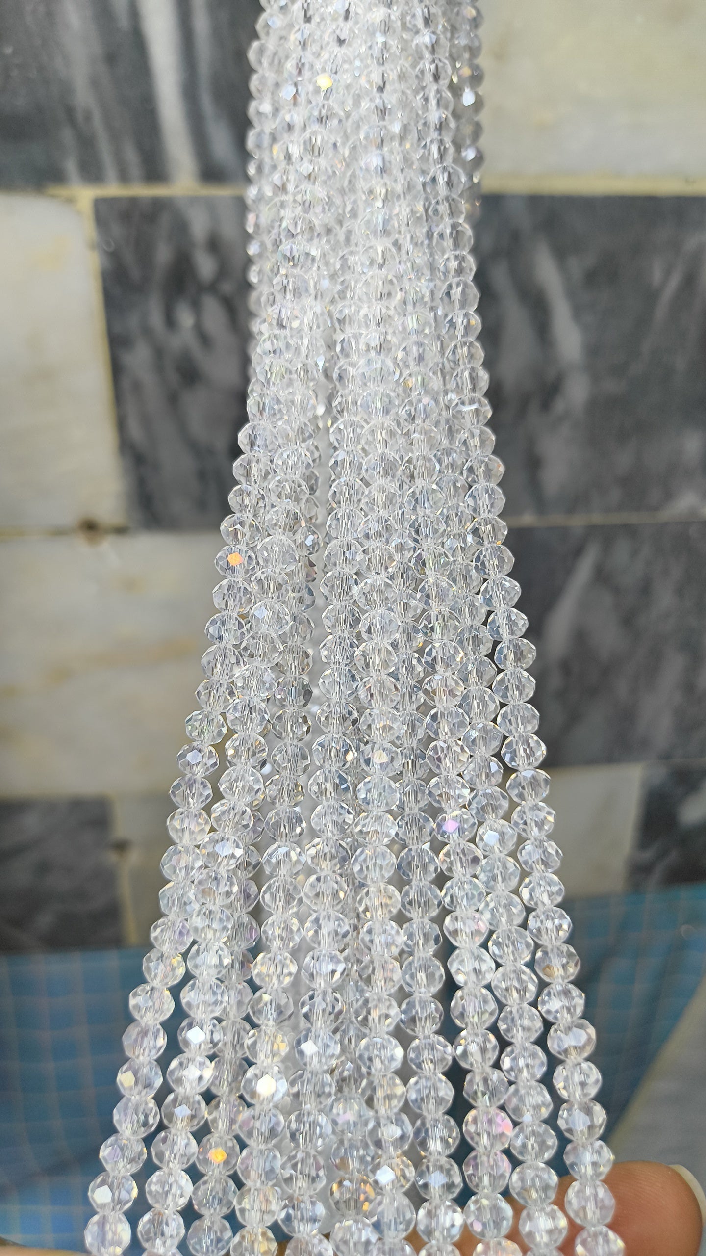 (6mm) High Quality Crystal Glass Beads (32+ Colors)