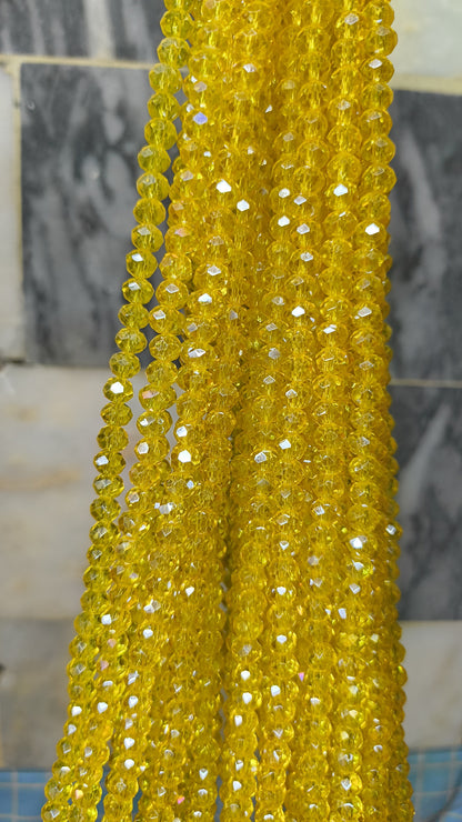 (6mm) High Quality Crystal Glass Beads (32+ Colors)